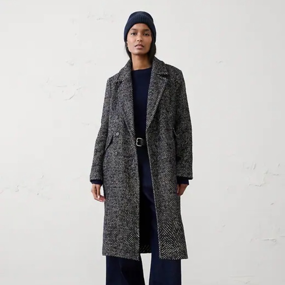 Timeless Topcoat - midnight herringbone (Small - petite) - Picture 3 of 7